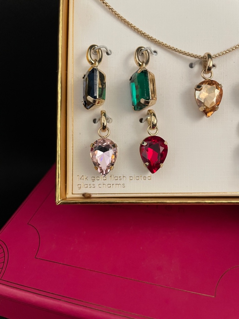 Unwritten Gold-dipped Necklace with Interchangeable Charms New in BOX - Picture 3 of 10
